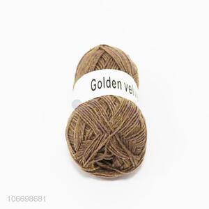 Wholesale Fashion Golden Velvet Knitting Yarn