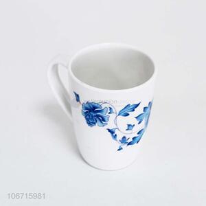 Hot selling beautiful flower printed melamine water cup