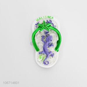 Contracted Design Souvenir Lizard Fip Flops Resin Fridge Magnets