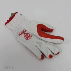 Good Factory Price Orange Palm Gloves Safety Gloves