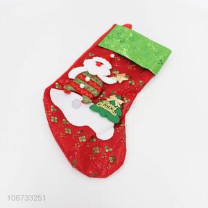 Unique design christmas stockings santa claus socks decoration
