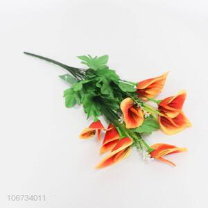 Factory sell 10 heads plastic artificial flower home decoration