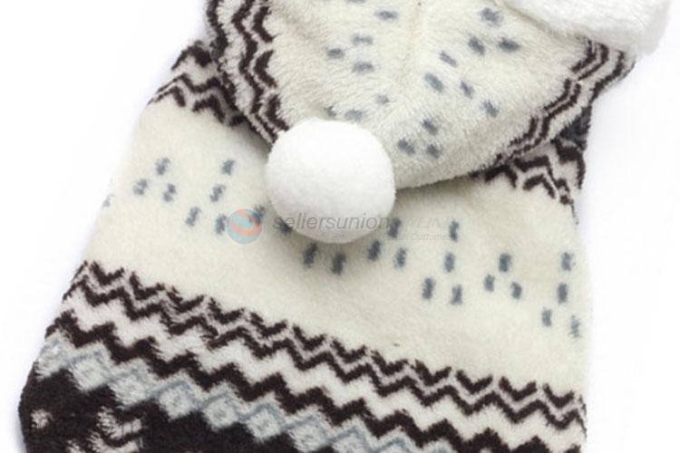 Wholesale Dog Winter Warm Snowflake Pattern Clothes For Christmas