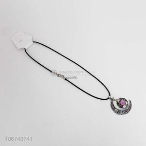 Wholesale newest fashion anti-silver filigreed pendant necklace