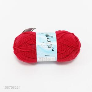 Best Selling Colorful Red Yarn Fashion Polyester Yarn