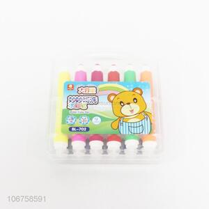 New Arrival 12 Pieces Washable Crayons Water Color Pen Set