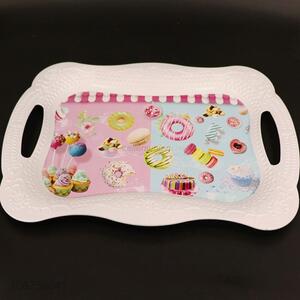 China manufacturer decorative plastic serving tray for restaurant