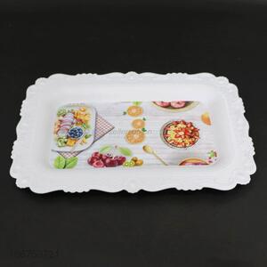 Suitable price decorative plastic serving tray for restaurant