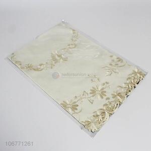 High-end embroidered table cloth for restaurant hotel