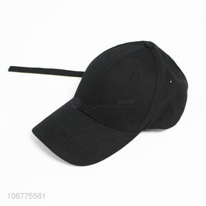 New Fashion Design Black Baseball Cap Summer Sunhat