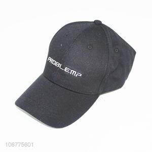 New Style Breathable Black Baseball Cap Best Sun Hat