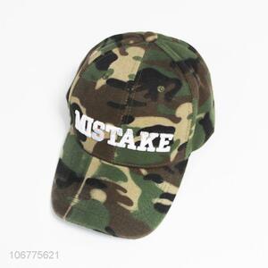 Good market men's camouflage color embroidered cotton baseball hat