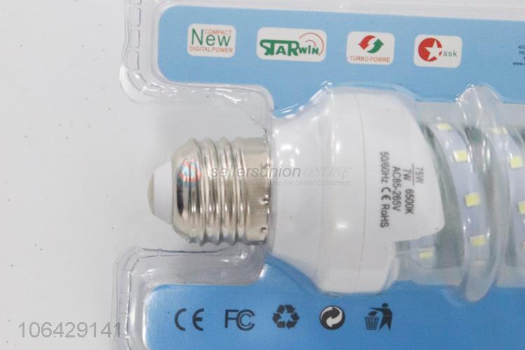75WLED Spiral Light  Spril 7W  Packing:Bubble Blister