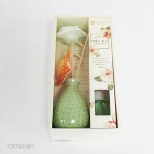Hot selling decorative aroma reed diffuser with ceramic vase