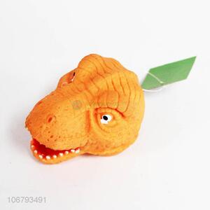 Reasonable price soft squeeze ball stress relief toy dinosaur head ball