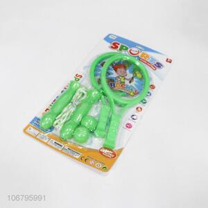 Good Sale Plastic <em>Racket</em> With Jump Rope Toy Set
