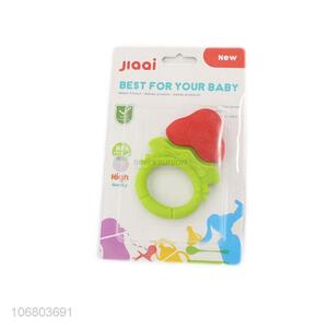 Latest arrival reusable baby teething toy silicone baby teether