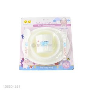 China supplier bpa free 4-in-1 baby feeding set with cup