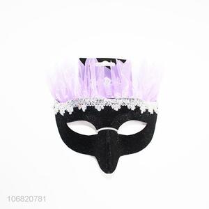 Hot Wholesale Plastic Mask Masquerade Ball Carnival Black Mask