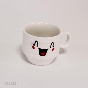 Wholesale price cute emoji pattern ceramic cups