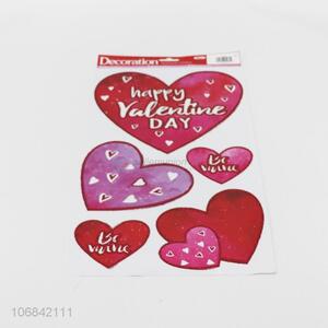 Competitive Price Cute Heart PVC Wall Sticker for Kids Rooms Decoration