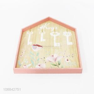 Promotional decorative wall wooded key safe box