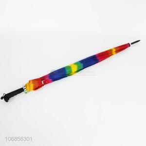 Lowest Price Colorful Straight Umbrella Fashion Stick Umbrella
