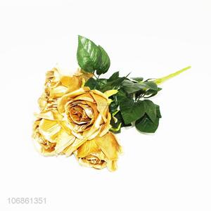 New style 5 heads simulation rose artificial rose