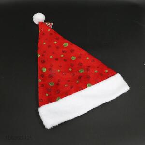 Suitable price holiday decoration gold powder Christmas hat