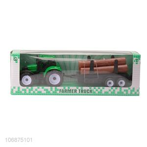 Unique Design Farm Truck Toys Plastic Inertia Farmer Car For Kids