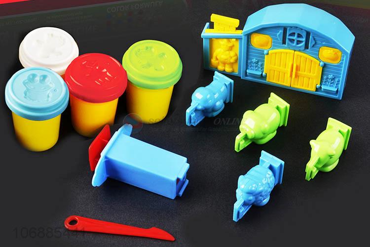 Factory price intelligent colored plasticine play dough molds for children