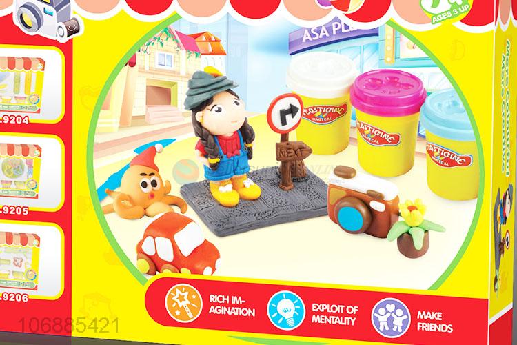 Top supplier educational diy colorful plasticine toy and clay molds kit