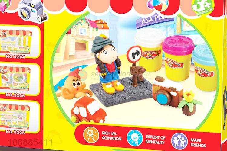 New products intelligent colorful play dough and clay molds for kids