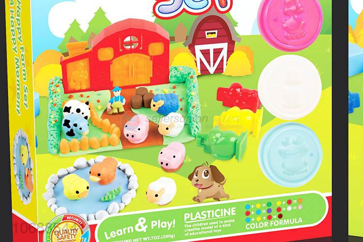 Factory price intelligent colored plasticine play dough molds for children