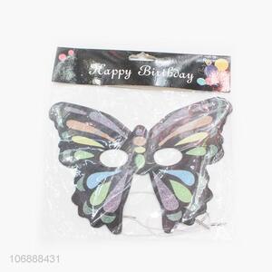 Good price party supplies masquerade butterfly mask costume glitter mask