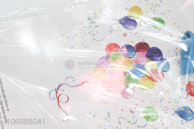 Hot sale party supplies colorful letters printed latex balloon