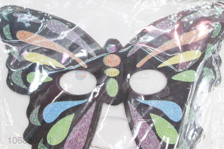 Good price party supplies masquerade butterfly mask costume glitter mask