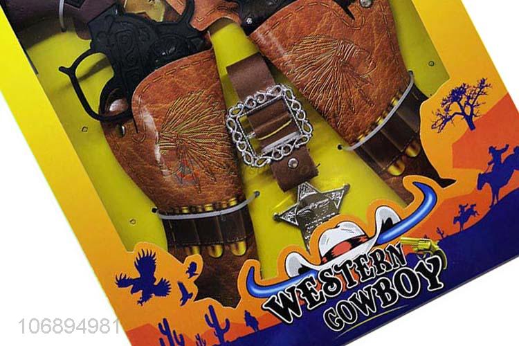 Good Quality Black Six-Shooter Cowboy Gun Set