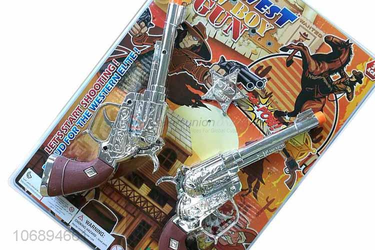 Wholesale Two Plating Cowboy Gun Set For Kids