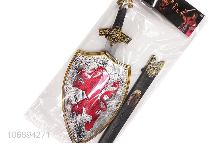 Top Quality Plastic Knight Sword With Shield Toy Set