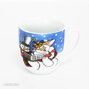 Hot sale brand new porcelain coffee mugs christmas ceramic cup