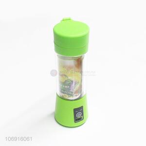 New products portable double-click type usb rechargeable blender electric juicer with 3pcs blades