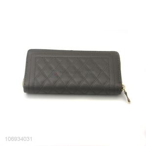 New Custom Long Wallet Pvc Women Zip Around Wallet