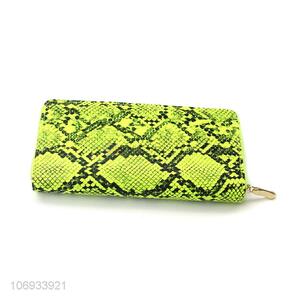 Best Selling Women Large Capacity Pvc Long Zip Wallet For Gifts