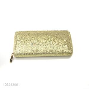 New Arrival Colorful Long Purses Fashion Leather Zipper Wallet