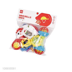 Most Selling Educational Toys Plastic Hand Shake Bell Toy Set