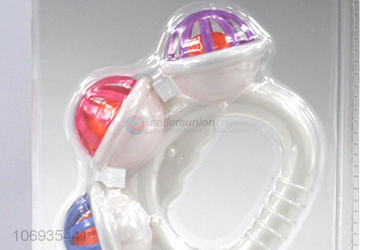 Bottom Price Plastic Hand Bell Rattle Food Grade Baby Educational Toy