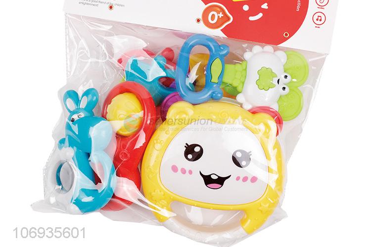 Wholesale Lovely Cartoon Baby Rattle Toys Best Plastic Baby Bell Toys