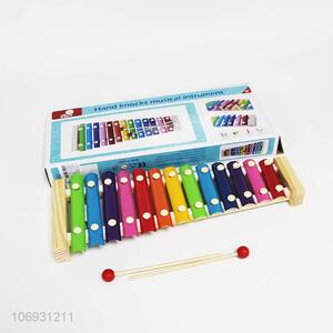 Best Price Colorful Hand Knock Piano Enlightenment Musical Toy with Wood Mallets