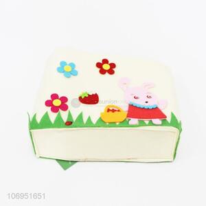 Cartoon Design Handmade Felt Basket Fashion Ornament